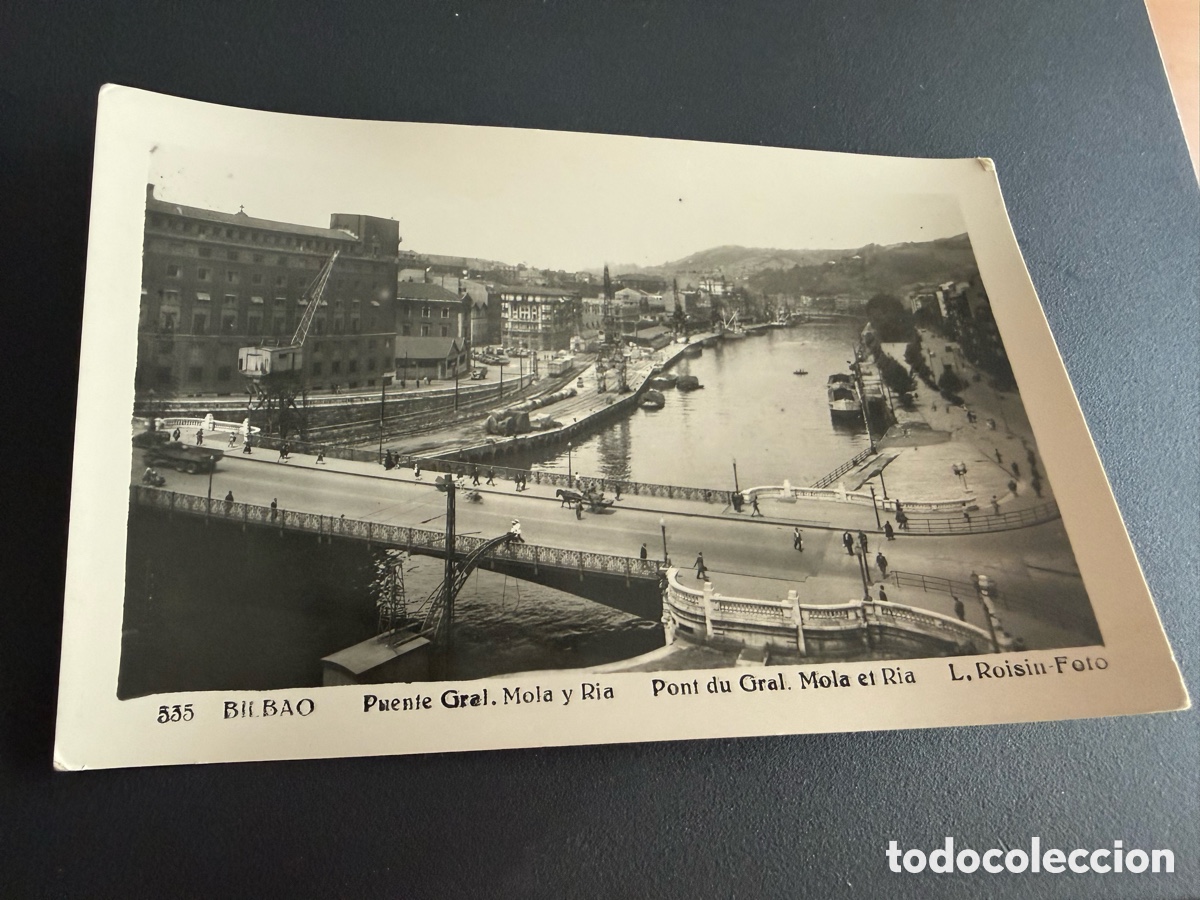 Postales: Postal. BILBAO. Puente General Mola