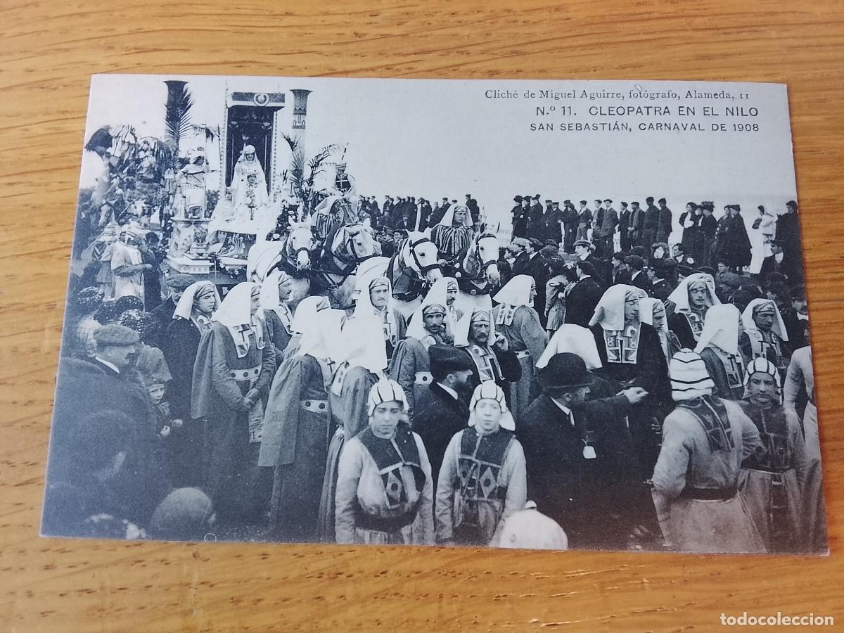 Postales: SAN SEBASTIAN LA BELLA EASO CARNAVAL 1908