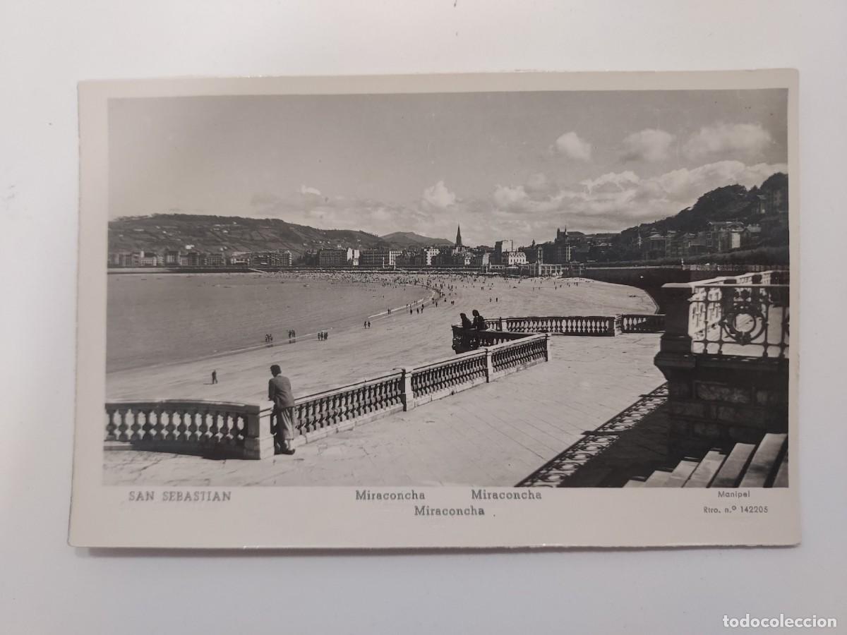 Postales: POSTAL SAN SEBASTIAN MIRACONCHA. A&Ntilde;OS 1940. SIN CIRCULAR. MANIPEL 142205