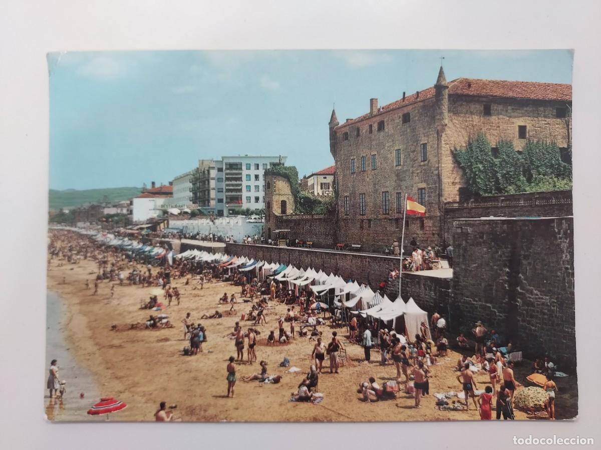 Postales: POSTAL ZARAUZ PLAYA. 1964. CIRCULADA. GUIPUZCOA. GARRABELLA 9