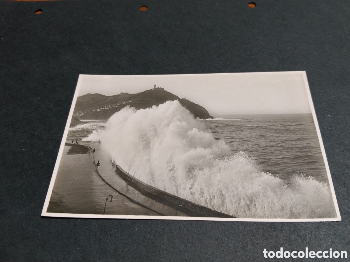 Postales: Postal antigua San Sebasti&aacute;n rompeolas