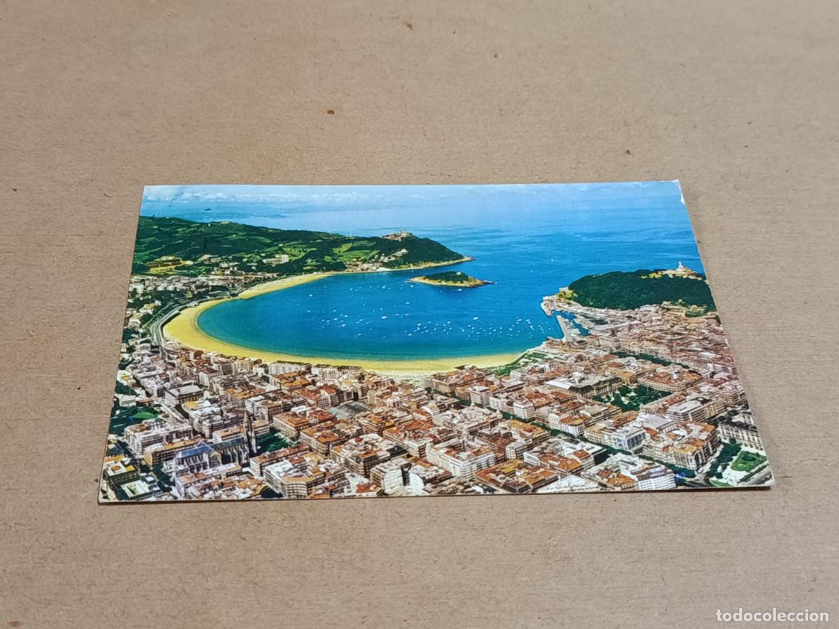 Postales: GUIP&Uacute;ZCOA - POSTAL SAN SEBASTI&Aacute;N - VISTA A&Eacute;REA