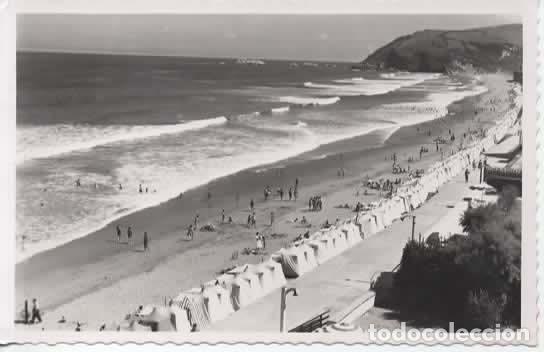 Postales: GUIPUZCOA ESCRITA ZARAUZ PLAYA