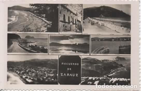 Postales: GUIPUZCOA ESCRITA ZARAUZ VISTAS