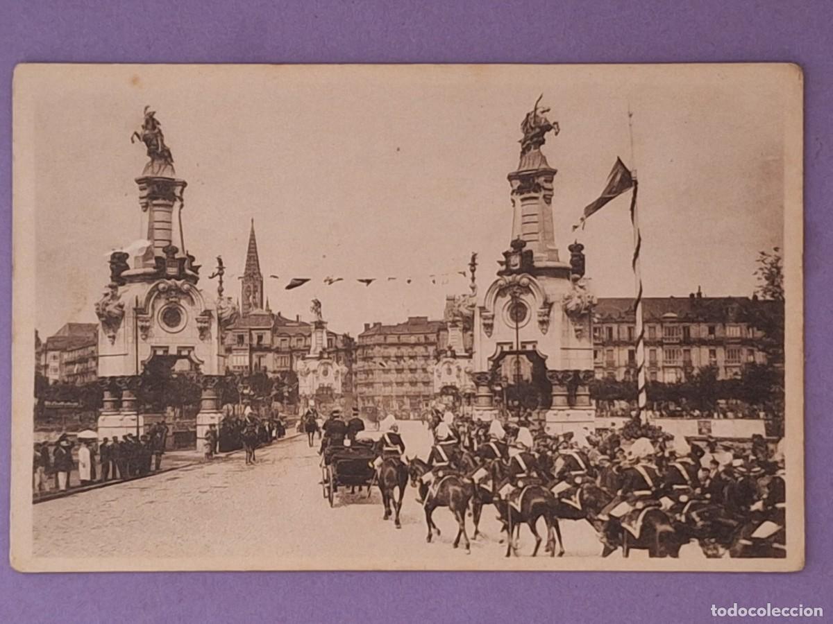 Postales: TARJETA POSTAL PAISAJE SAN SEBASTIAN PUENTE DE MARIA CRISTINA T 522