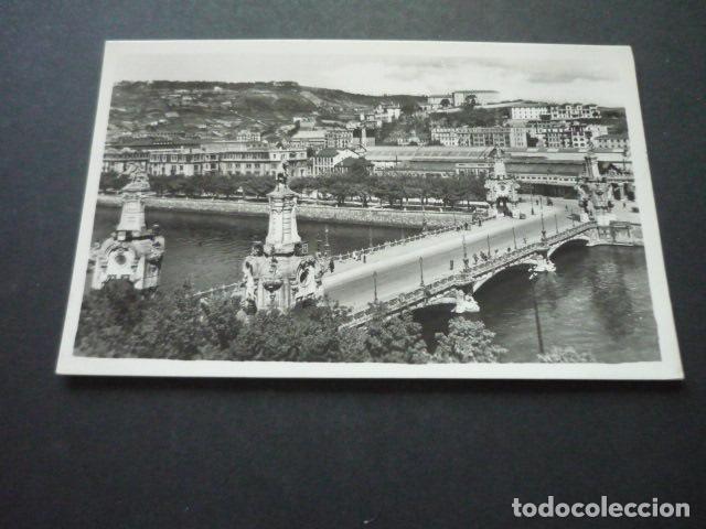 Cartoline: SAN SEBASTIAN PUENTE DE MARIA CRISTINA Y ESTACION DEL NORTE