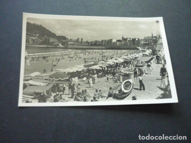 Cartoline: SAN SEBASTIAN VISTA PARCIAL DE LA PLAYA