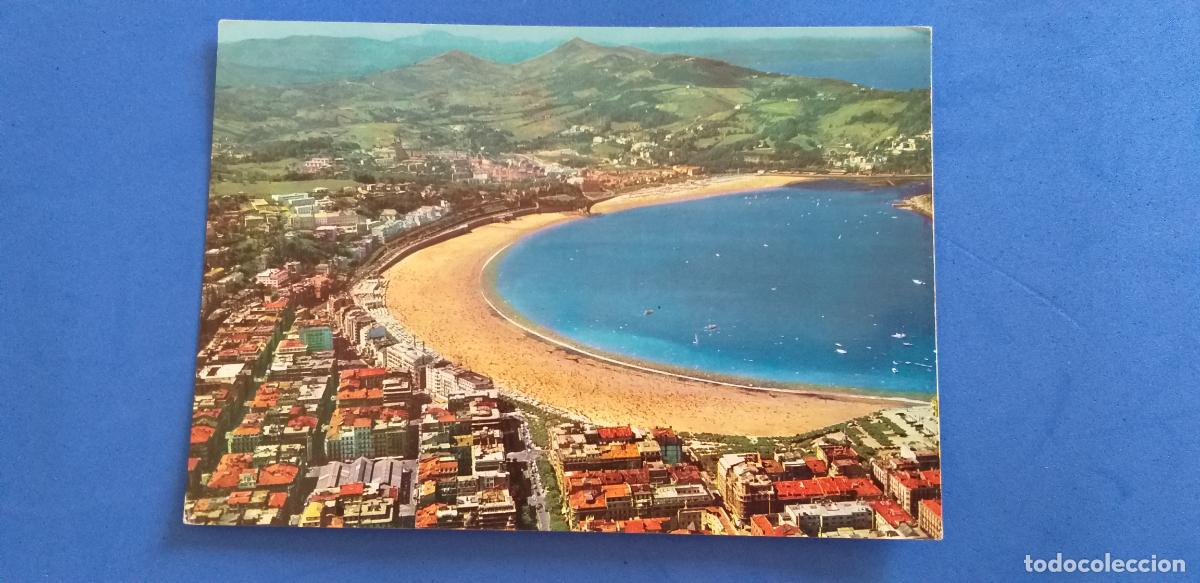 Postales: Postal de San Sebasti&aacute;n. N&uacute;mero 359. Vista a&eacute;rea. Ed. Alarde.