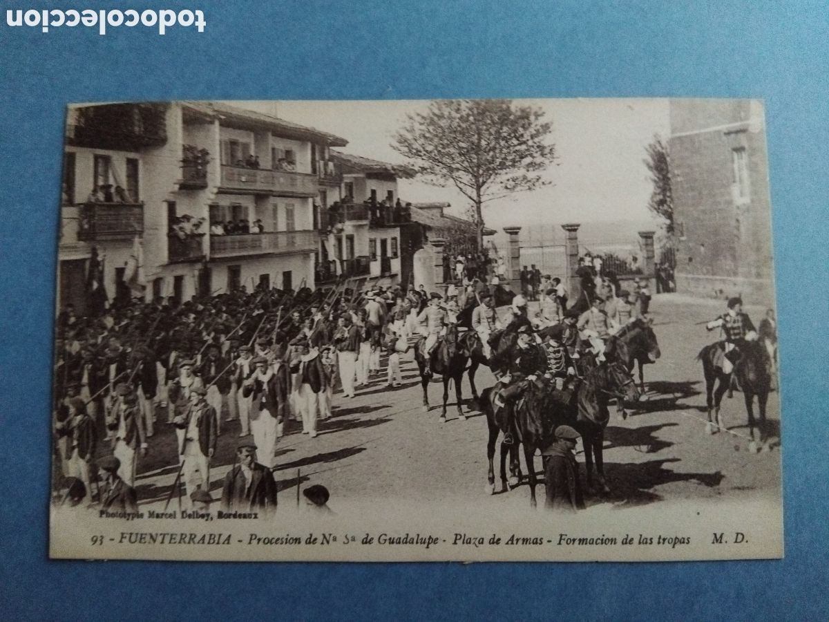 Postales: Postal Fuenterrabia. Procesion Na.Sa. Guadalupe
