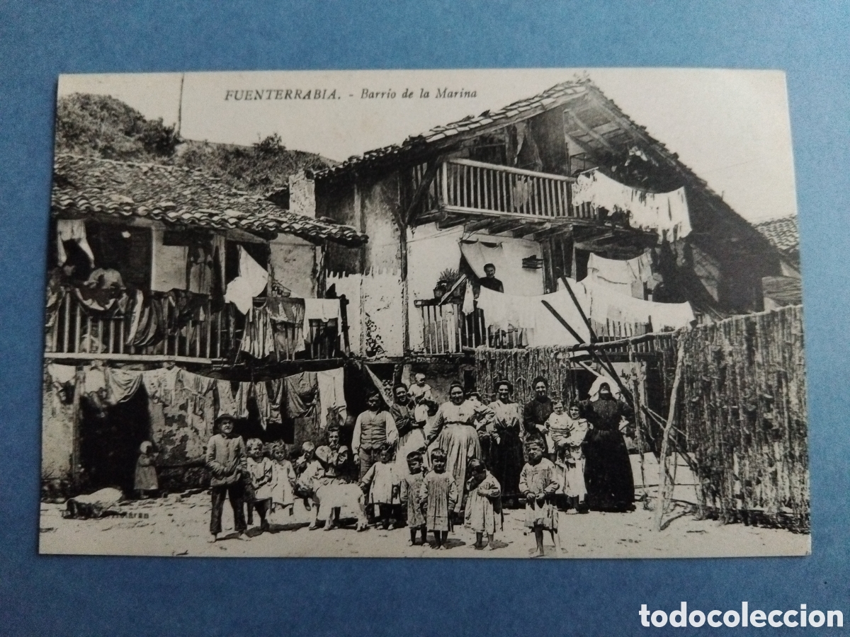 Postcards: Postal Fuenterrabia. Barrio de la Marina