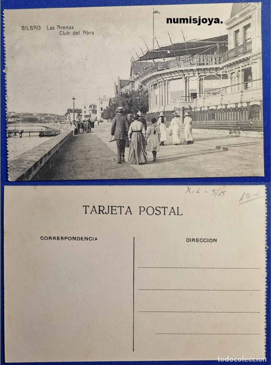 Postales: Postal de Bilbao Espa&ntilde;a a&ntilde;o 1910 Club del Abra.