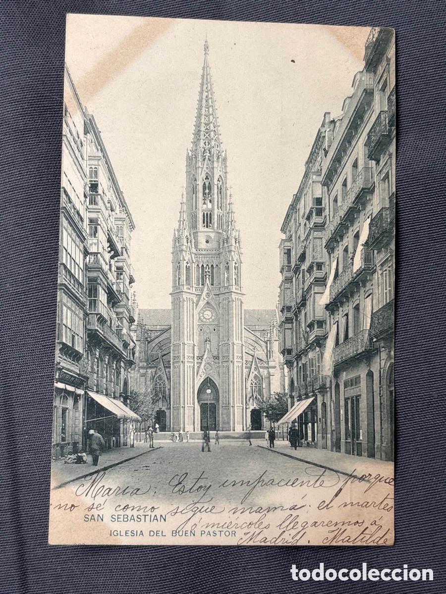 Postales: San Sebasti&aacute;n, Iglesia del Buen Pastor