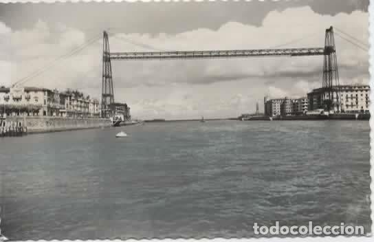Postales: VIZCAYA BILBAO ESCRITA PUENTE DE VIZCAYA