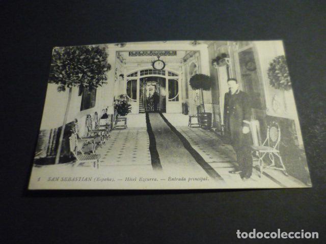 Postales: SAN SEBASTIAN HOTEL EZCURRA ENTRADA PRINCIPAL
