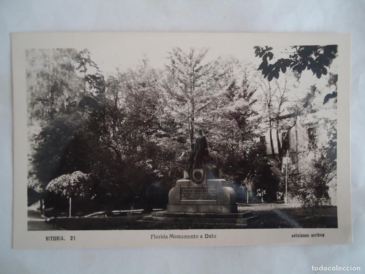 Postales: POSTAL DE VITORIA, N&ordm; 21, MONUMENTO A EDUARDO DATO. EDICIONES ARRIBAS. PP -13