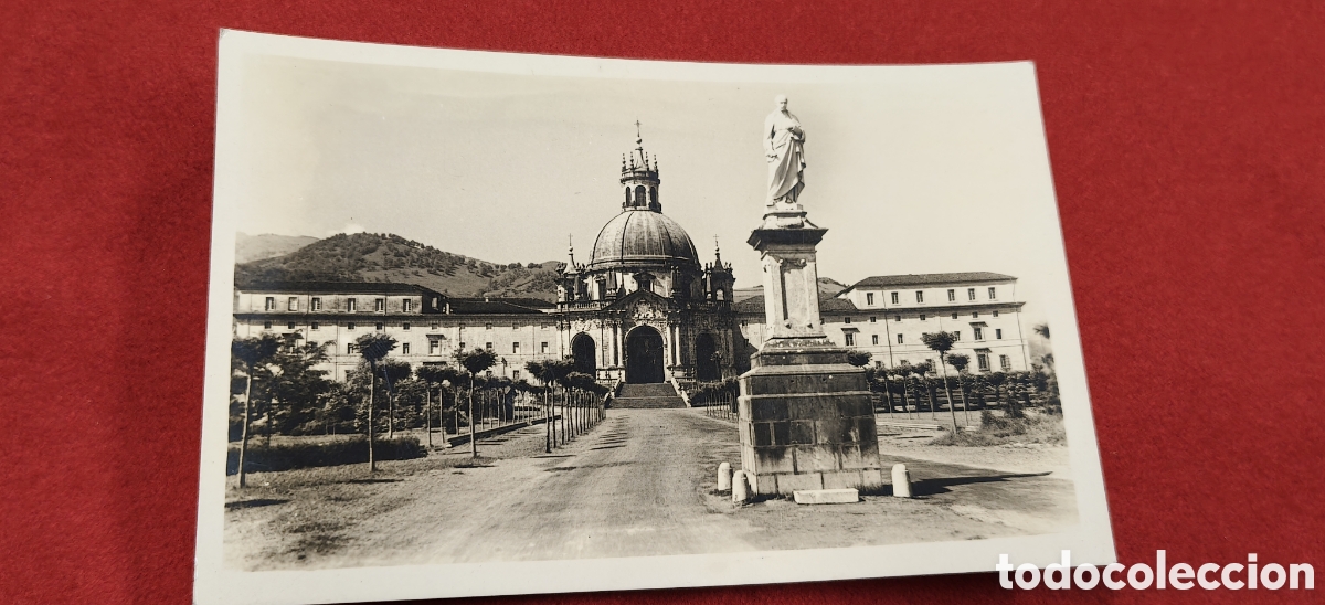Postales: Postal Antigua Azpeitia (Guip&uacute;zcoa) - Santuario de Loyola Vista General - Foto Galarza - Nueva Sin C
