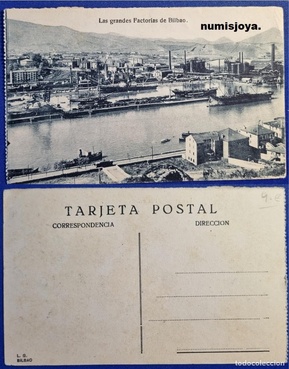 Postales: Postal de Bilbao Espa&ntilde;a a&ntilde;o 1910 Mercado de San Ant&oacute;n. Ed. L. G.