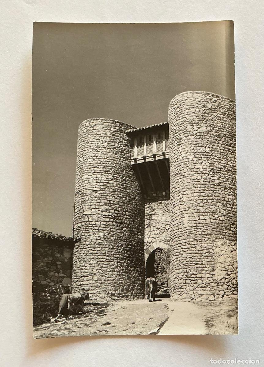 Postales: FOTOGRAF&Iacute;A FORMATO POSTAL PUERTA SUR DE LA MURALLA DE PE&Ntilde;ACERRADA &Aacute;LAVA