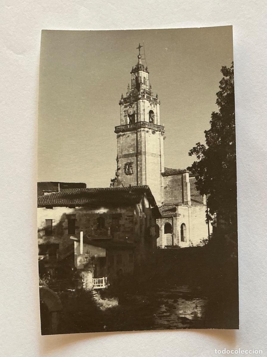 Postales: FOTOGRAF&Iacute;A FORMATO POSTAL IGLESIA SANTA ANA DURANGO VIZCAYA