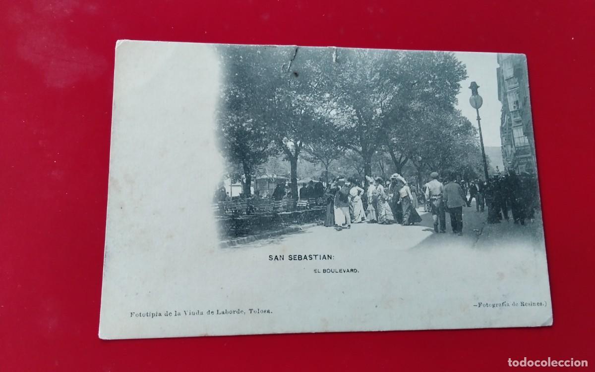Postales: SAN SEBASTIAN , POSTAL ANTIGUA , BLANCO Y NEGRO