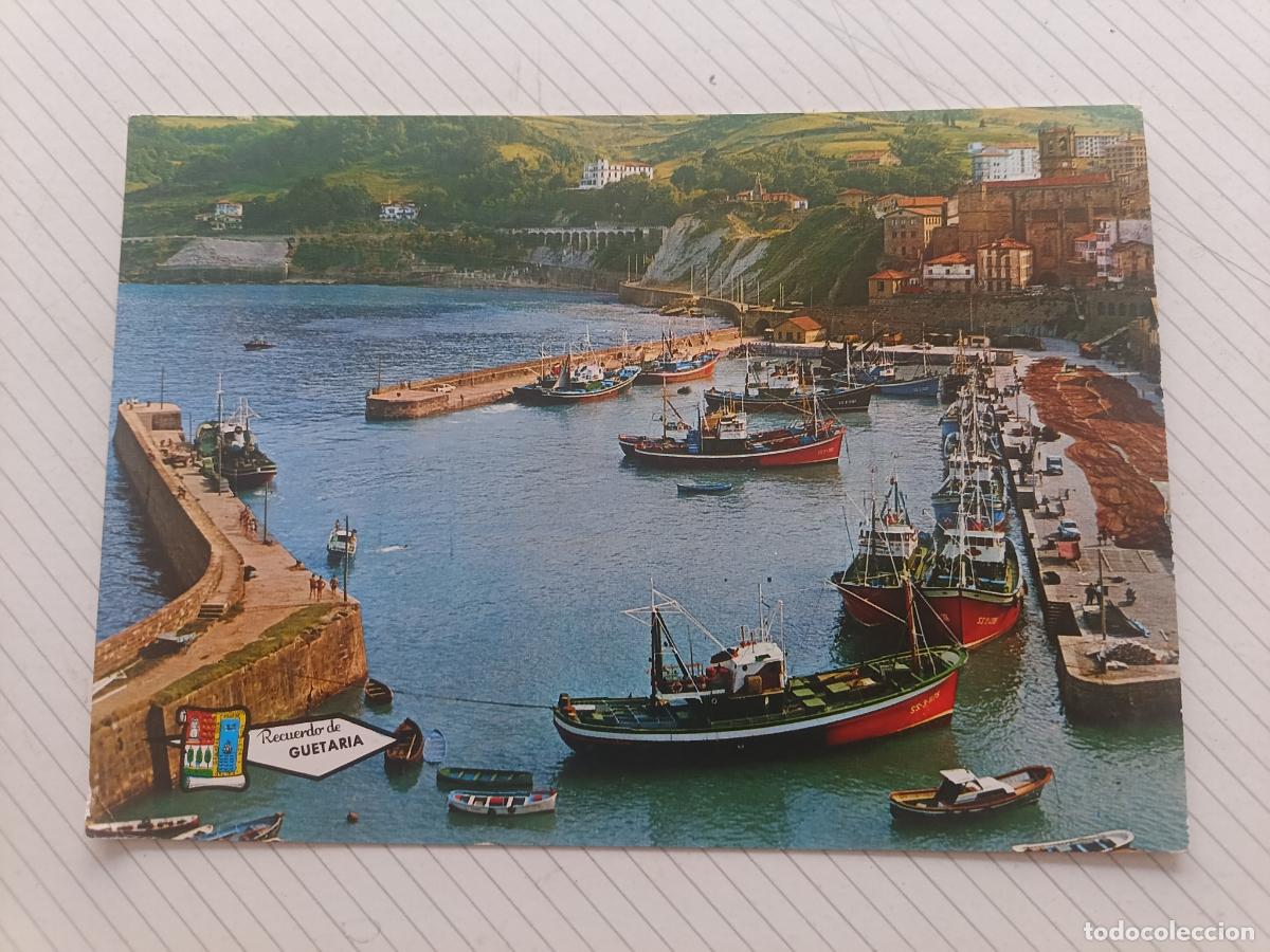 Postales: Guetaria, postal escrita