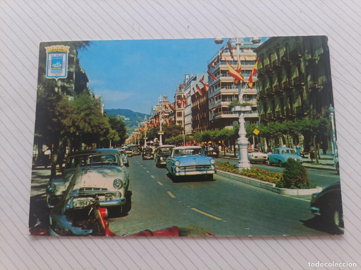 Postales: San Sebasti&aacute;n, postal escrita