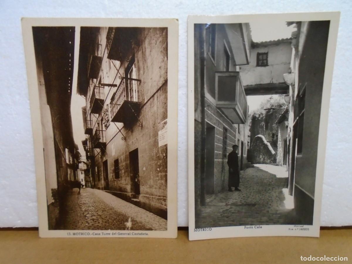 Postales: MOTRICO(GUIPUZCOA)DOS POSTALES S/C.A&Ntilde;OS 50.EDICIONES ARRUTI Y MANIPEL.