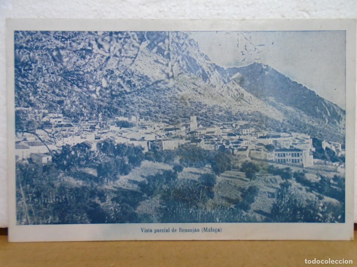 Postales: BENAOJAN(MALAGA)POSTAL S/C,A&Ntilde;OS 50.EDICIONES GRAFICAS DEL SUR,VISTA DE LA POBLACION.