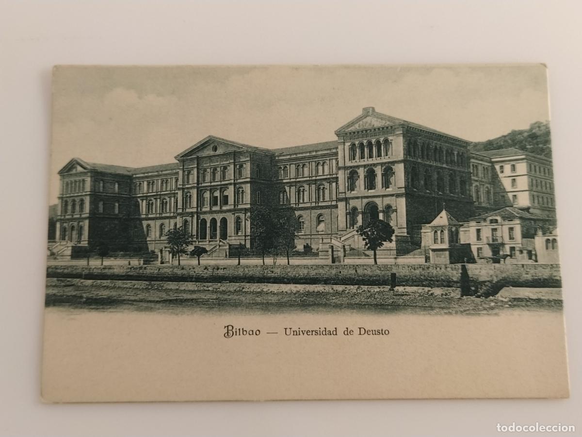 Postales: BILBAO - UNIVERSIDAD DE DEUSTO - REVERSO SIN DIVIDIR - POSTAL ANTIGUA (116.874)