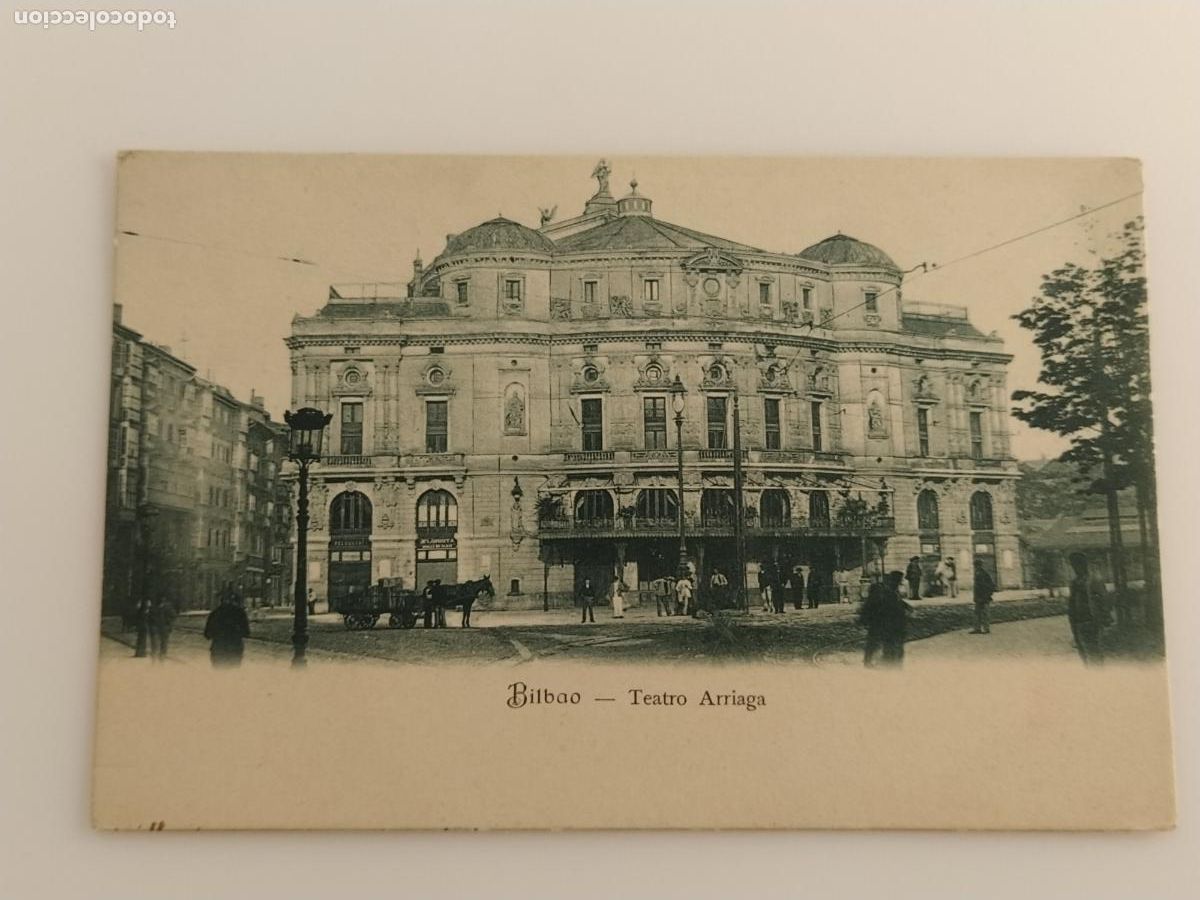 Postales: BILBAO - TEATRO ARRIAGA - REVERSO SIN DIVIDIR - POSTAL ANTIGUA (116.879)