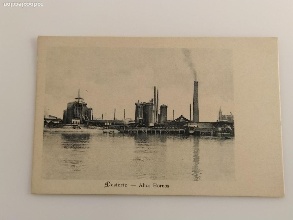 Postales: DESIERTO - ALTOS HORNOS - REVERSO SIN DIVIDIR - POSTAL ANTIGUA (116.881)