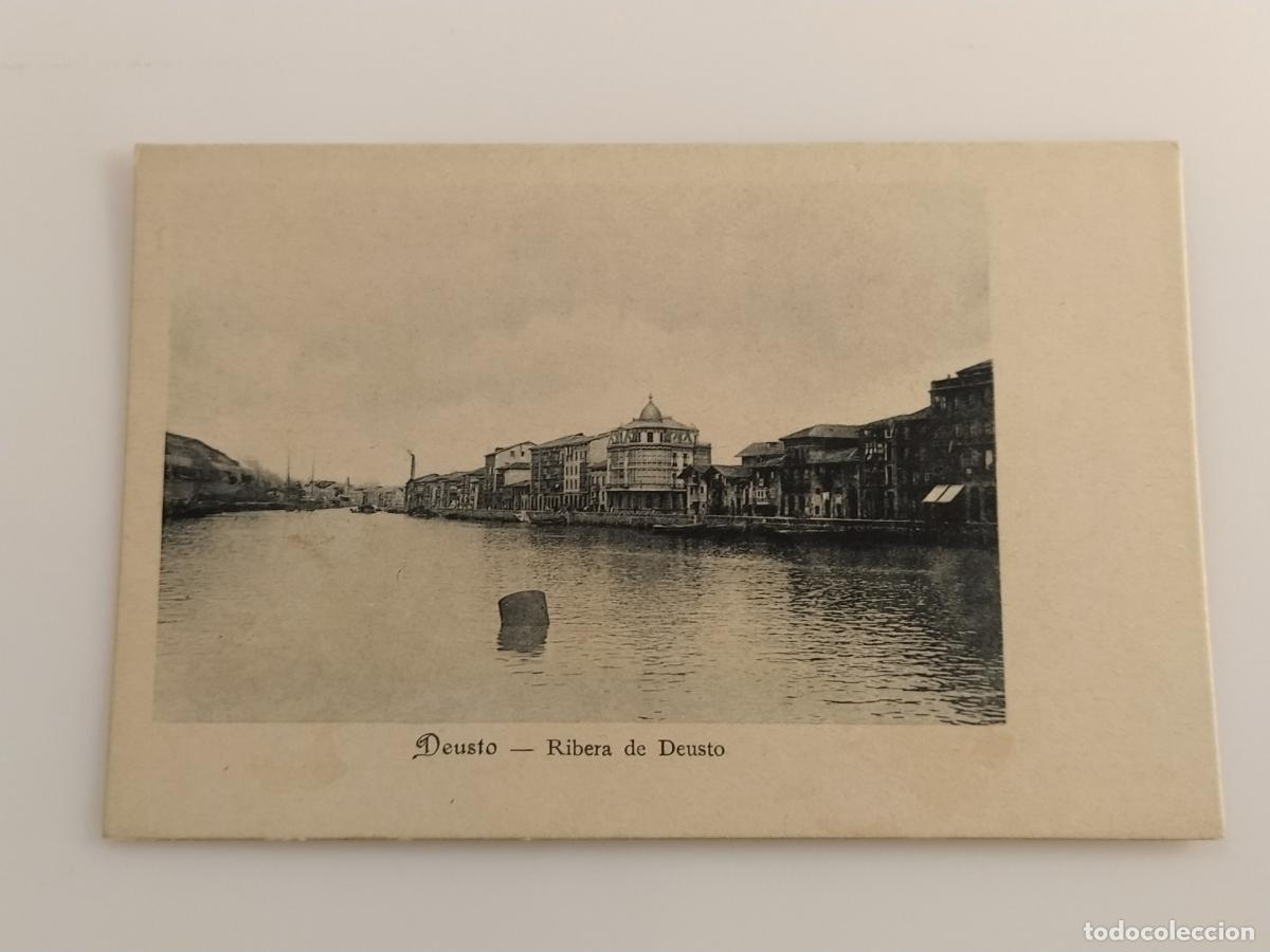 Postales: DEUSTO - RIBERA DE DEUSTO - REVERSO SIN DIVIDIR - POSTAL ANTIGUA (116.882)