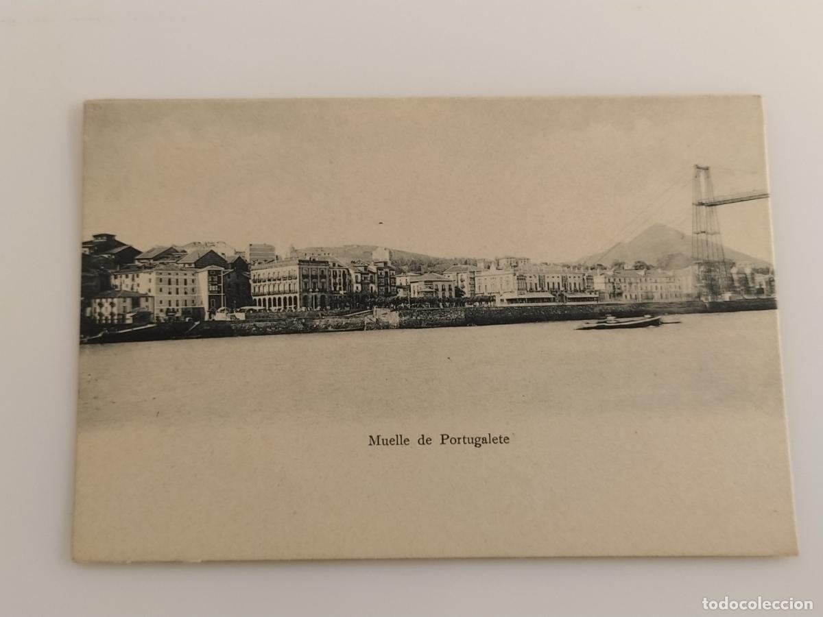 Postales: MUELLE DE PORTUGALETE - REVERSO SIN DIVIDIR - POSTAL ANTIGUA (116.883)