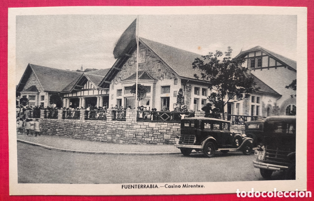 Postales: HONDARRIBIA CASINO MIRENTXU POSTAL ED. MUSEUM FUENTERRABIA GUIP&Uacute;ZCOA C. 1920