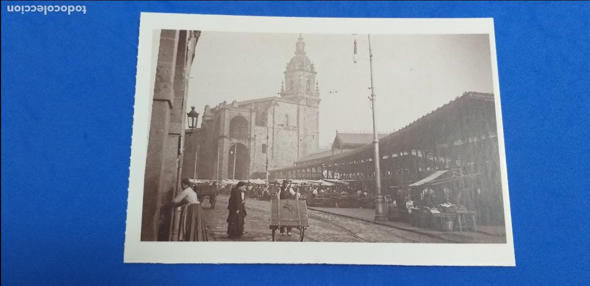 Postales: Postal de Bilbao, Vizcaya. Mercado de la Ribera. # 10. Postatxartel.