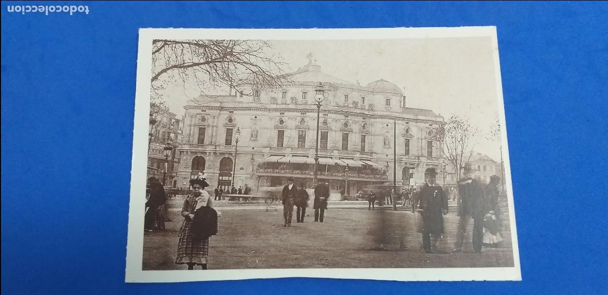 Postales: Postal de Bilbao, Vizcaya. El teatro Arriaga. # 14. Postatxartel.