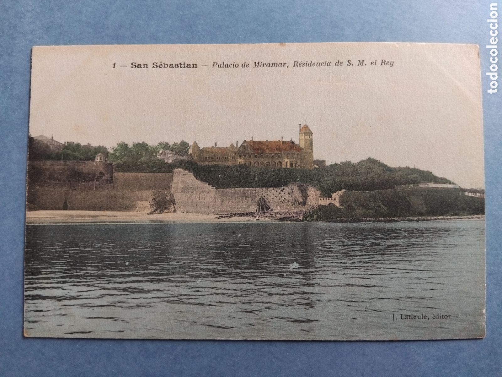 Postales: Postal San Sebasti&aacute;n. Palacio Miramar