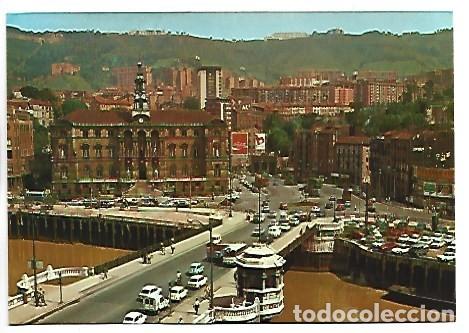 Postales: AYUNTAMIENTO Y PUENTE GENERAL MOLA.- BILBAO