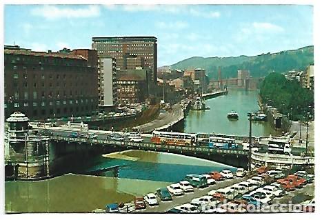 Postales: PUENTE GENERAL MOLA Y RIA.- BILBAO