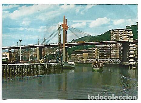 Postales: VISTA PARCIAL DEL PUENTE DE LA SALVE.- BILBAO