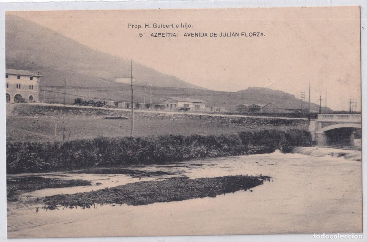Postales: Postal AZPEITIA Avenida de Juli&aacute;n Elorza Prop.H. Guilbert e Hijo N 5 FOTOTIPIA DE HAUSER Y MENET