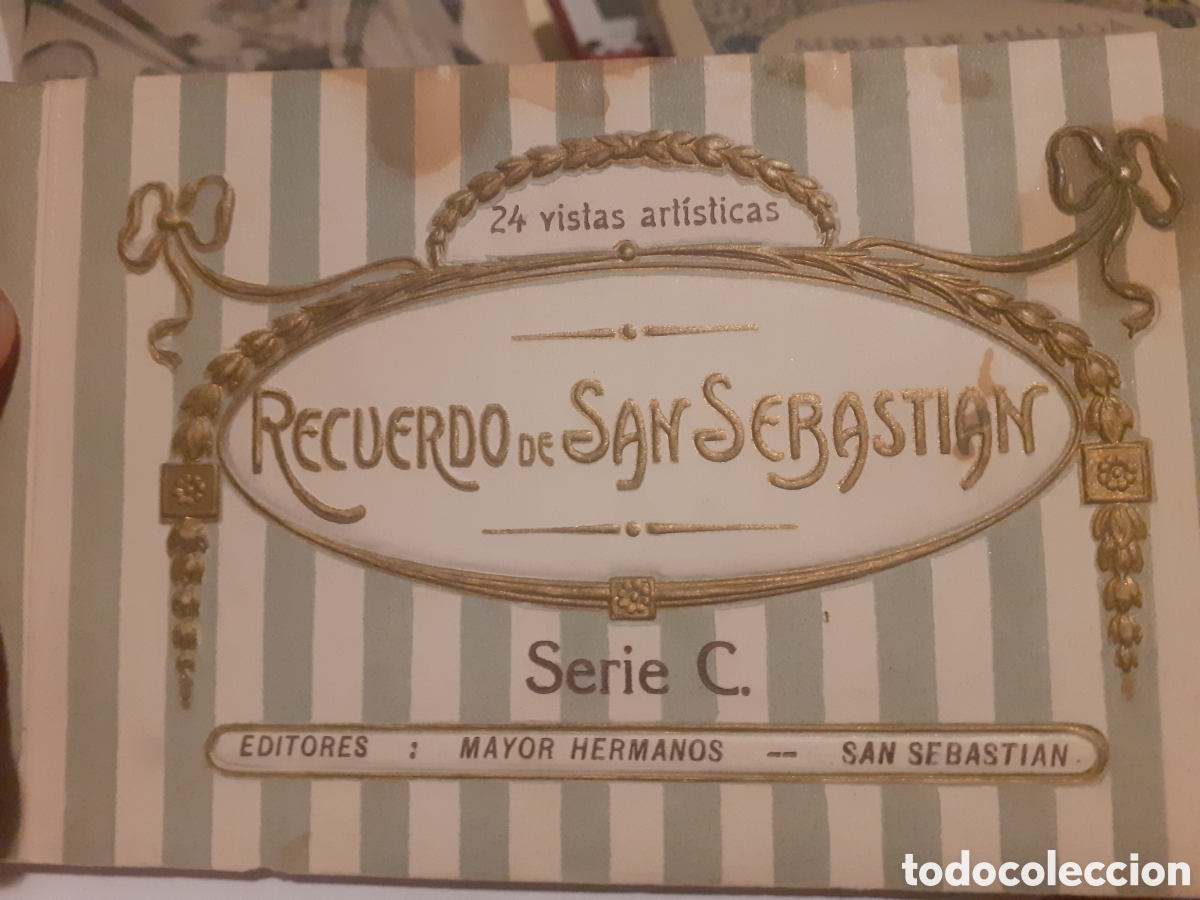 Postales: DIFICILISIMO BLOCK POSTAL SAN SEBASTIAN SERIE C. 24 POSTALES. COMPLETO