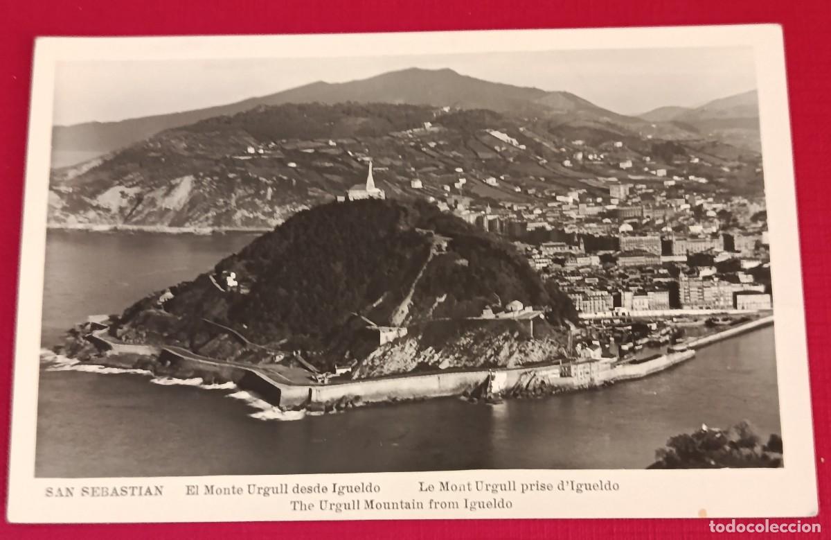 Postales: POSTAL FOTOGR&Aacute;FICA MONTE URGULL - SAN SEBASTI&Aacute;N 1959
