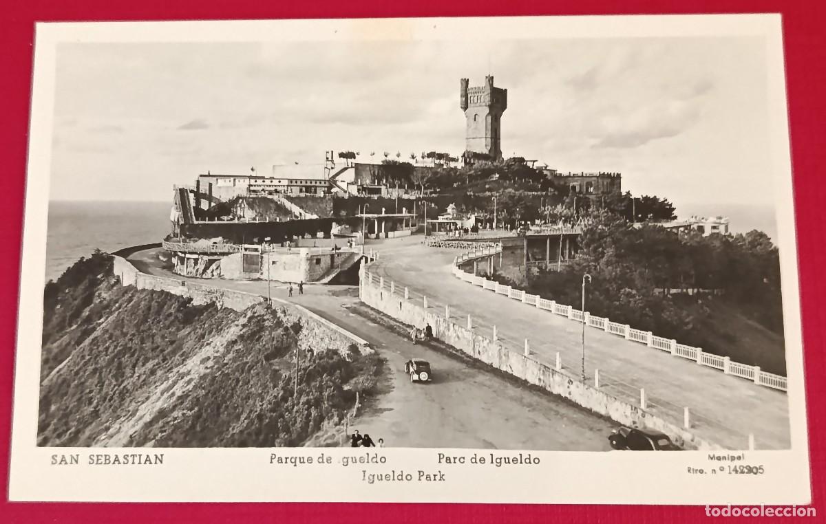 Postales: POSTAL FOTOGRAFICA PARQUE DE IGUELDO - SAN SEBASTI&Aacute;N