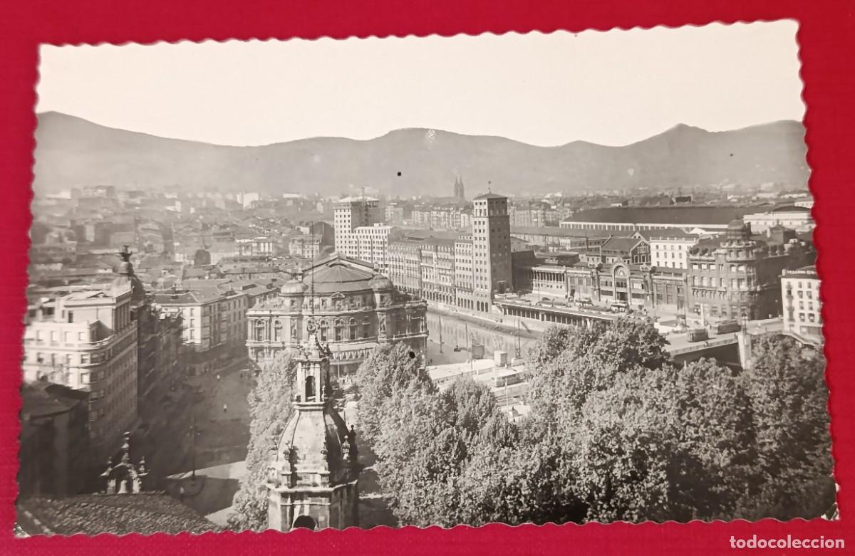 Postales: POSTAL FOTOGR&Aacute;FICA VISTA PARCIAL BILBAO 1940/50 - DANIEL ARBONES