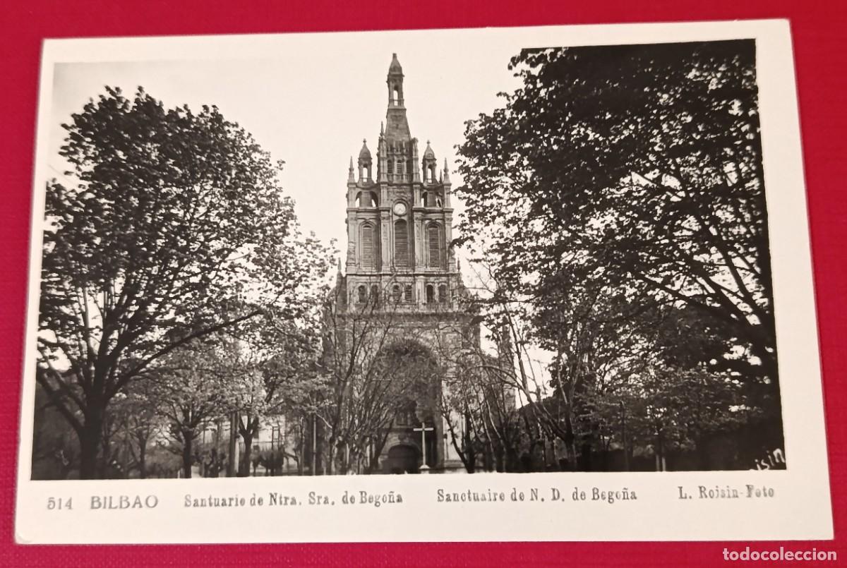 Postales: POSTAL FOTOGRAFICA SANTUARIO SRA DE BEGO&Ntilde;A - BILBAO 1953