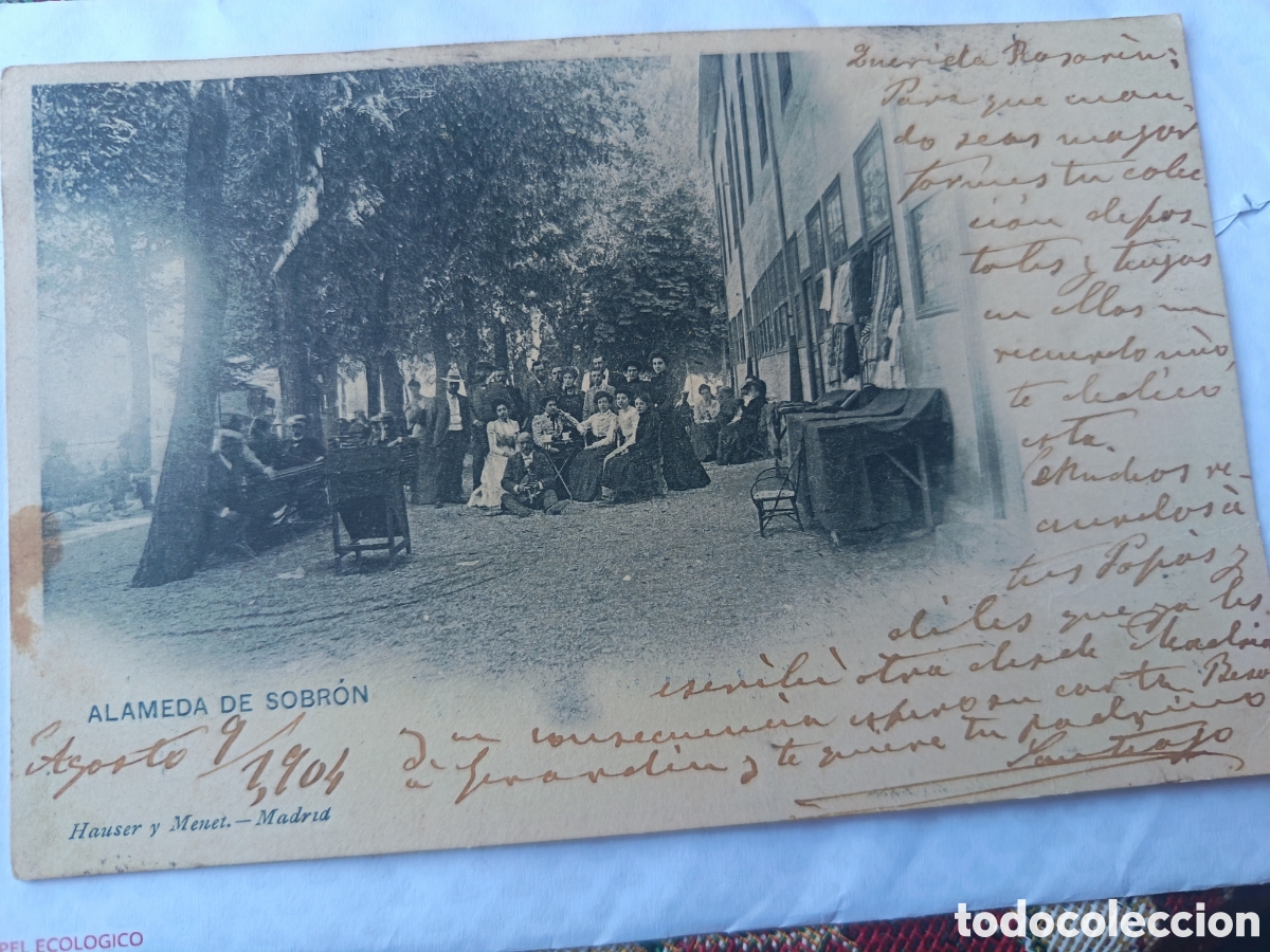 Postales: antiguo Balneario de Alameda de Sobron- &Aacute;lava 1900+-