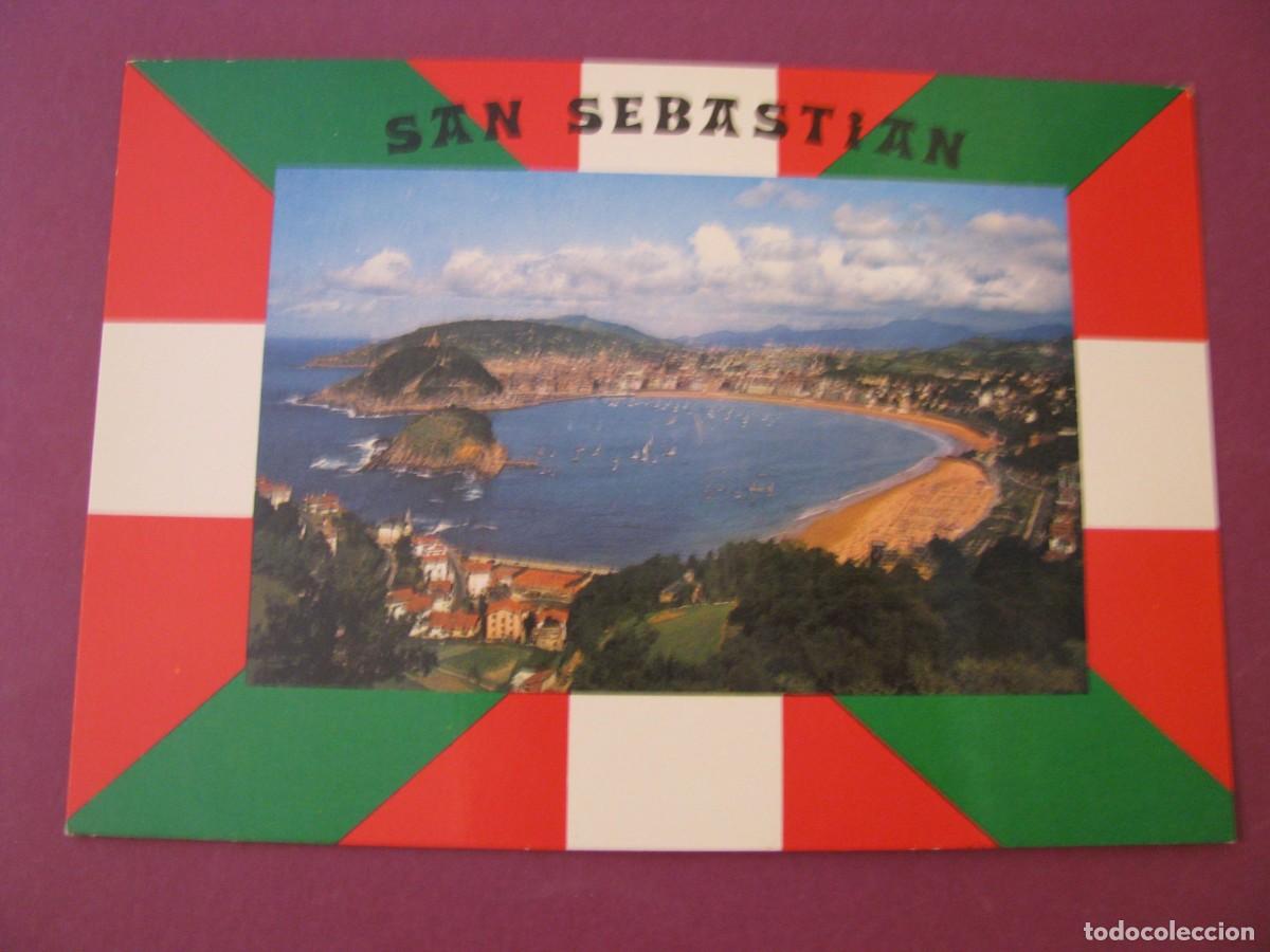 Postales: POSTAL DE SAN SEBASTIAN. VISTA GENERAL DESDE EL MONTE IGUELDO. MANIPEL 1970