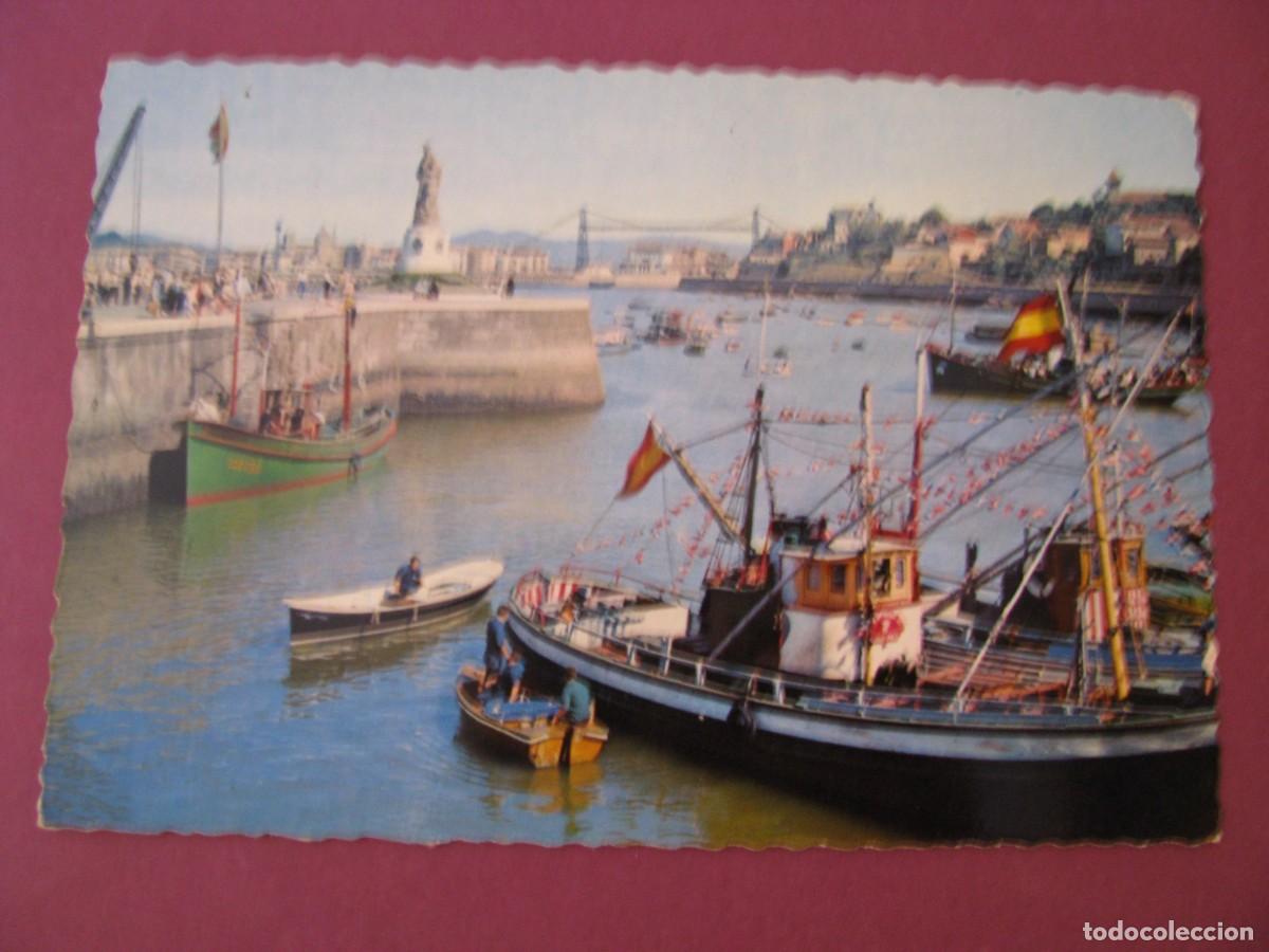 Postales: POSTAL DE SANTURCE. PUERTO DE PESCADORES. GARCIA GARRABELLA. 2223. ESCRITA 1962