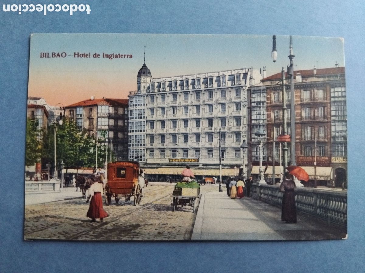 Postales: Postal Bilbao. Hotel de Inglaterra